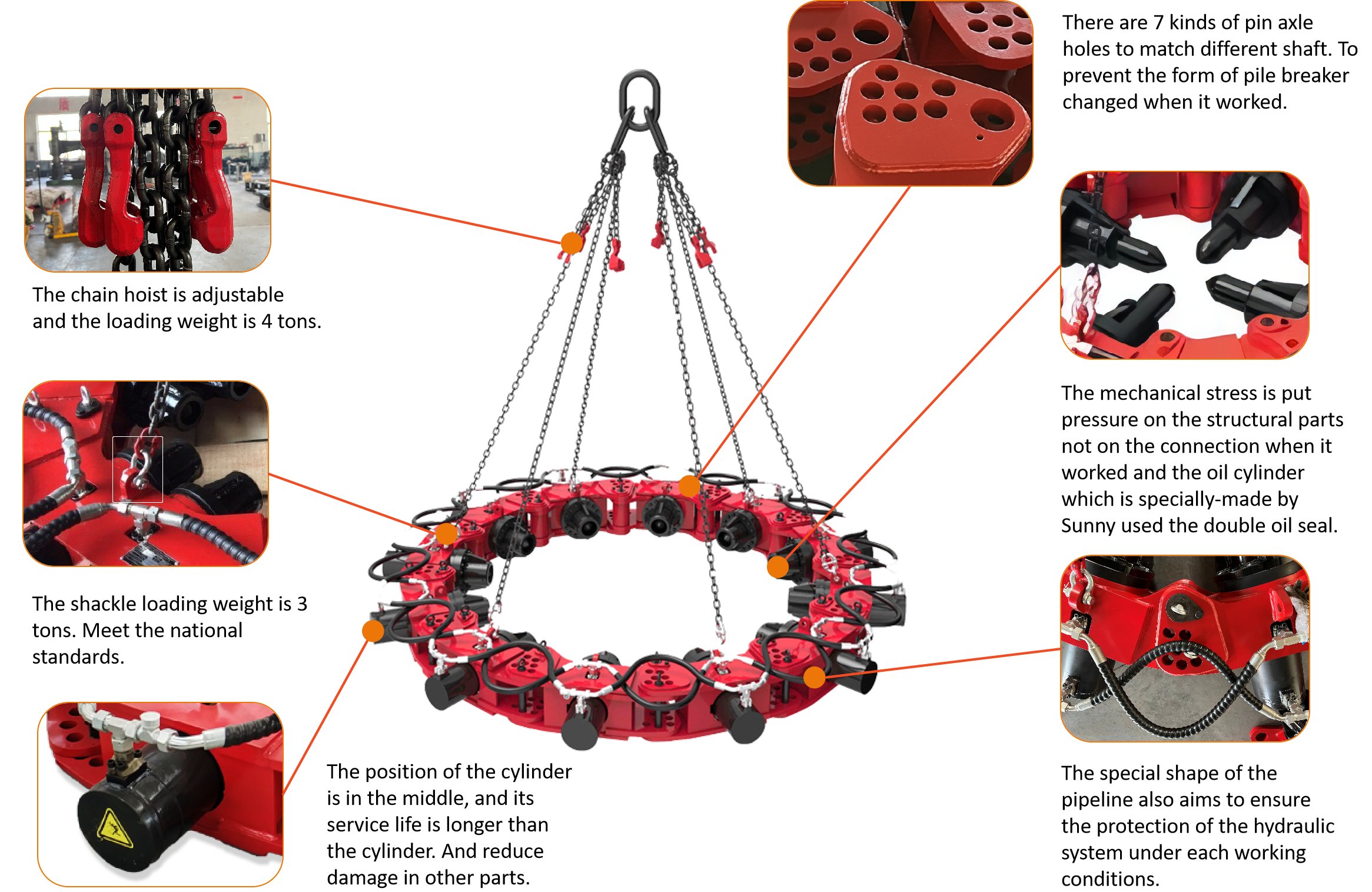 pile breaker structure estructura rompe pilotes