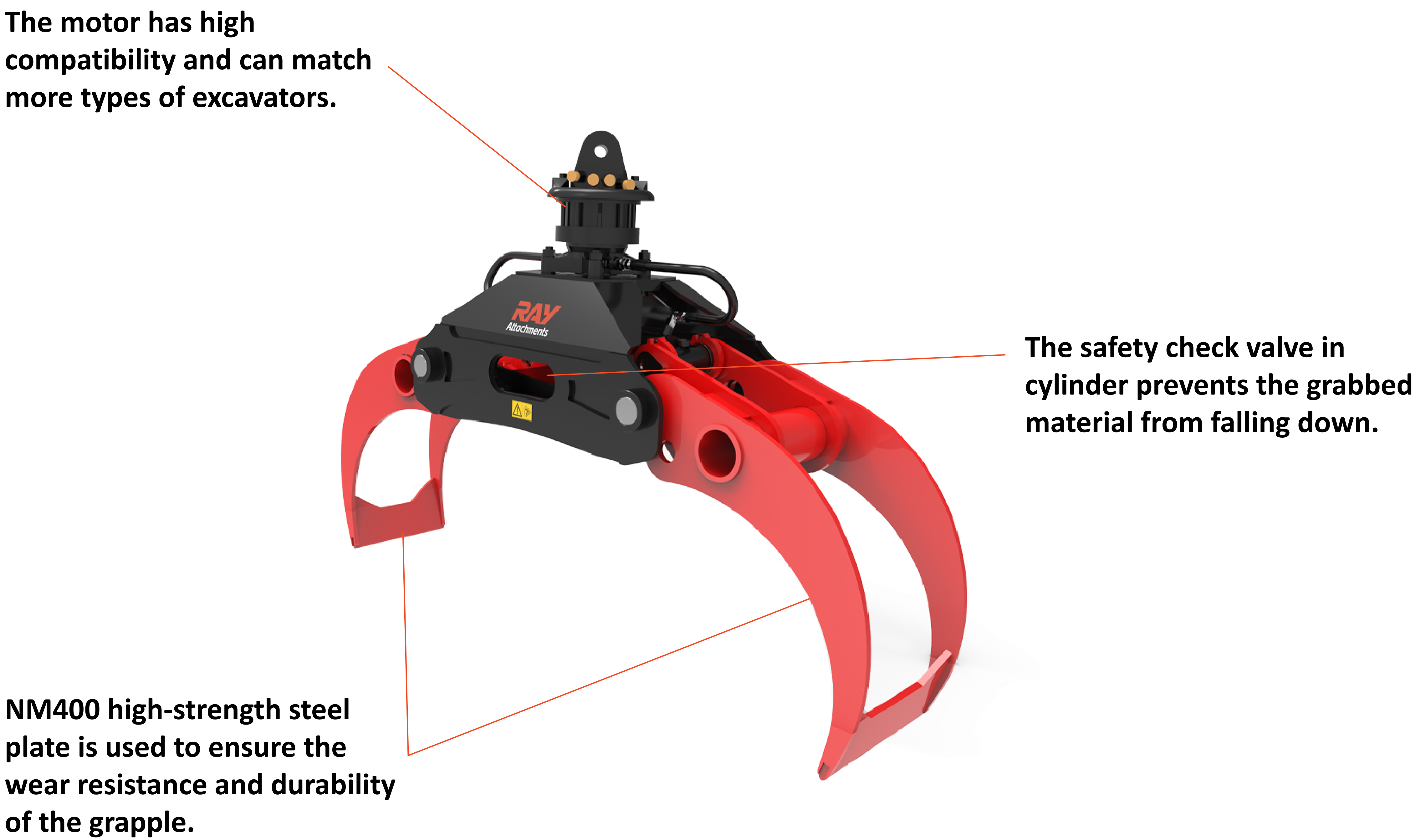 RAY Log grab structure Estructura de agarre para troncos RAY