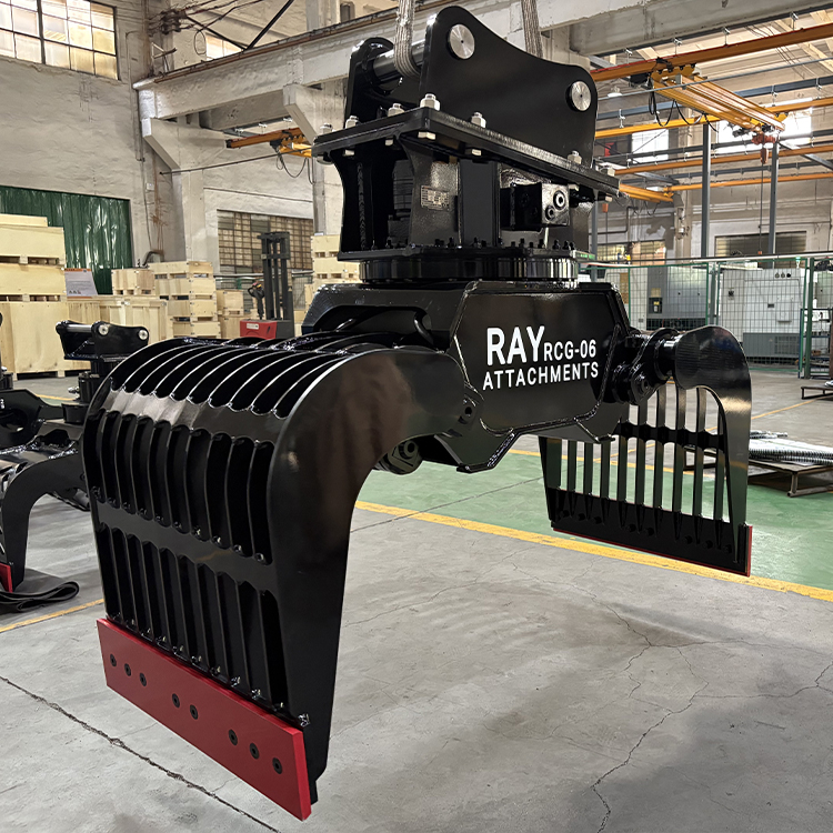 Grapple de demolici&oacute;n y clasificaci&oacute;n RCG-06 para una excavadora 10-15T