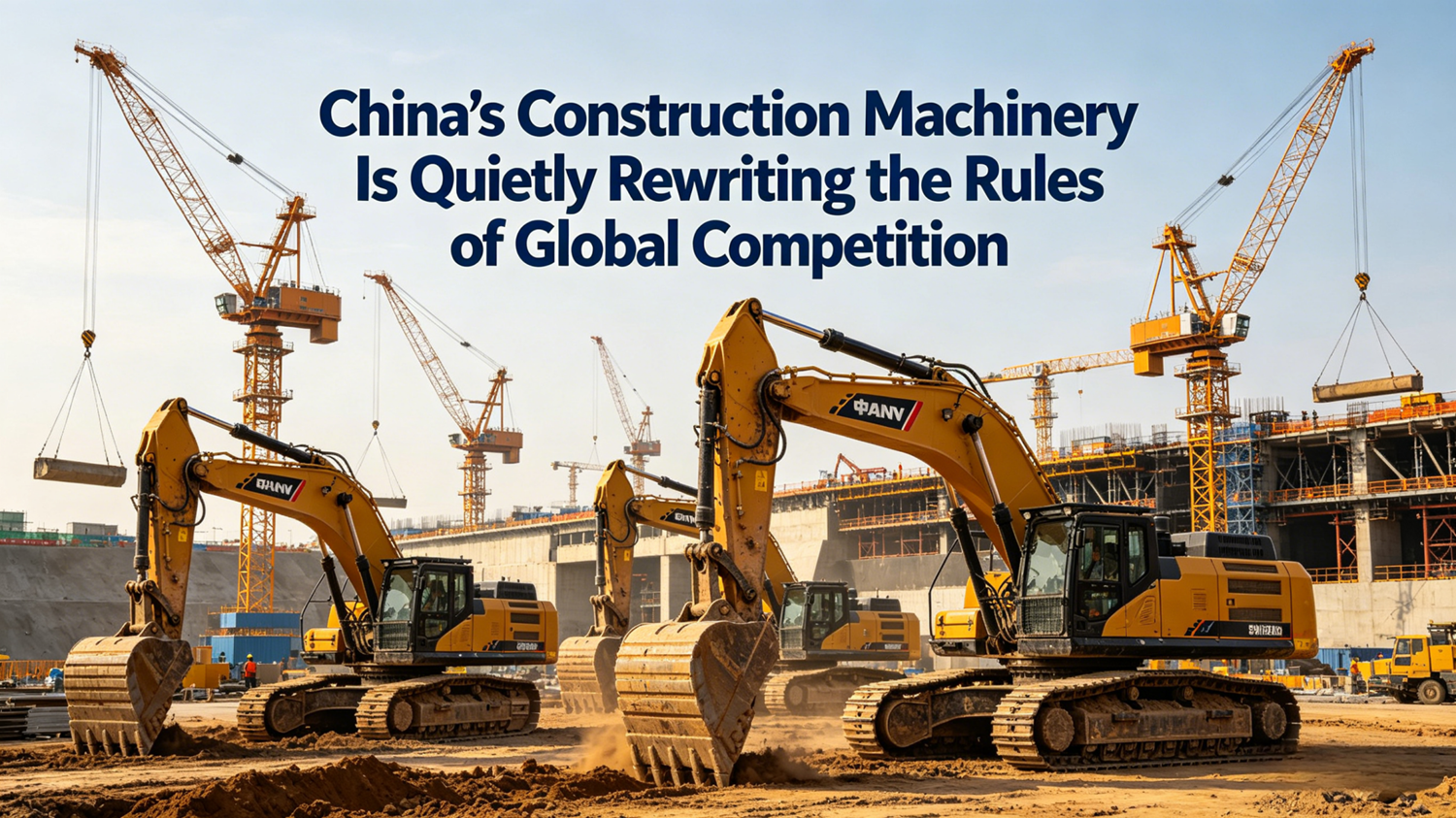 La maquinaria de construcci&oacute;n de China est&aacute; reescribiendo silenciosamente las reglas de la competencia global