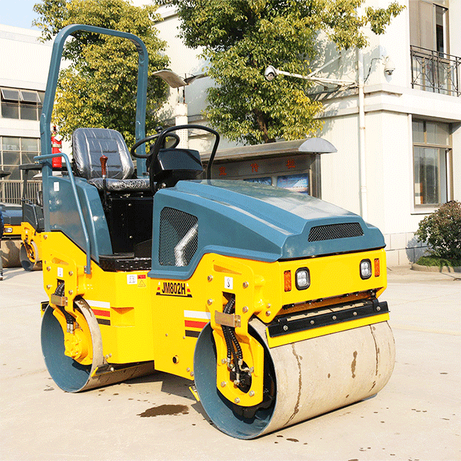 Rodillo compactador vibratorio oscilatorio vibratorio de la máquina de la construcción del tambor doble hidráulico completo de 2-14 toneladas