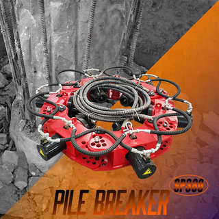 Rompedor de pilotes SP380/800 para excavadora