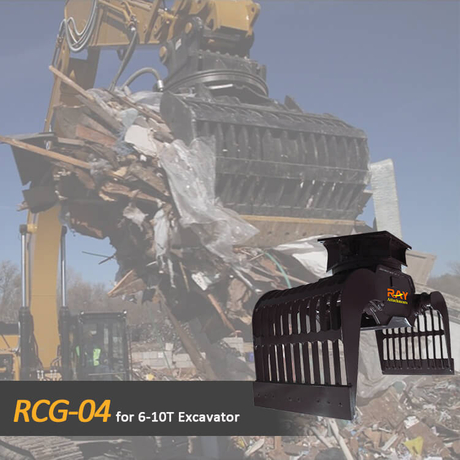 Garra de demolición para excavadora 6-10T a la venta RCG-04