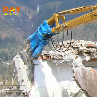 Cizalla de demolición de excavadora, pulverizador, cortadora, cizalla de acero o de hormigón