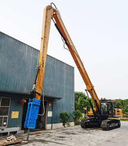 Brazo extendido de 10 a 36 metros de largo alcance para excavadora de 12 a 45 toneladas