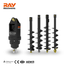 Taladro de barrena de tierra para excavadora REA2500 para excavadora 1.5-3T