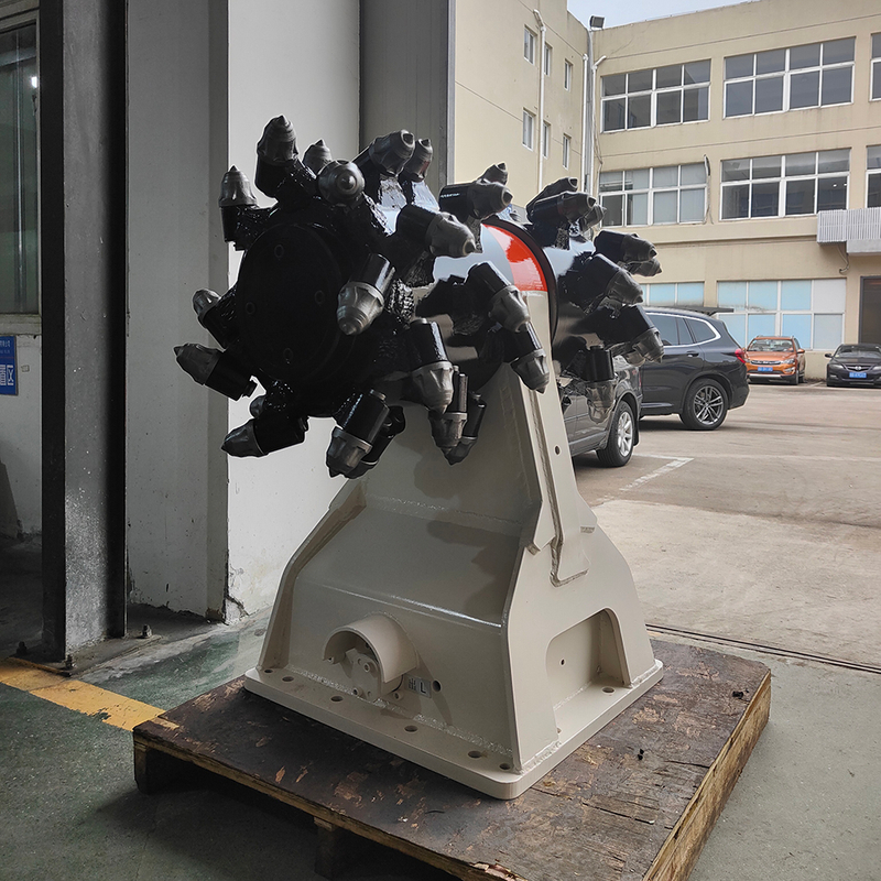 Máquina cortadora de tambor de roca Cortadoras de tambor rotativas para excavadora