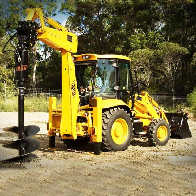 Máquina excavadora de agujeros con retroexcavadora REA5500