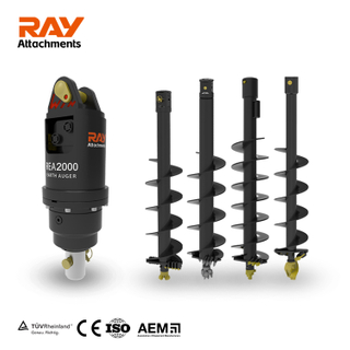Rea2000 Excavator Earth Auger Post Holeuger para 1-2.5t Excavator