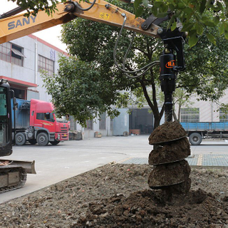 Taladro de tierra modelo REA15000 para implementos de excavadoras