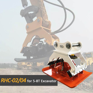 Compactador vibratorio hidráulico de excavadora de 5-8 toneladas RHC-02/04 a la venta