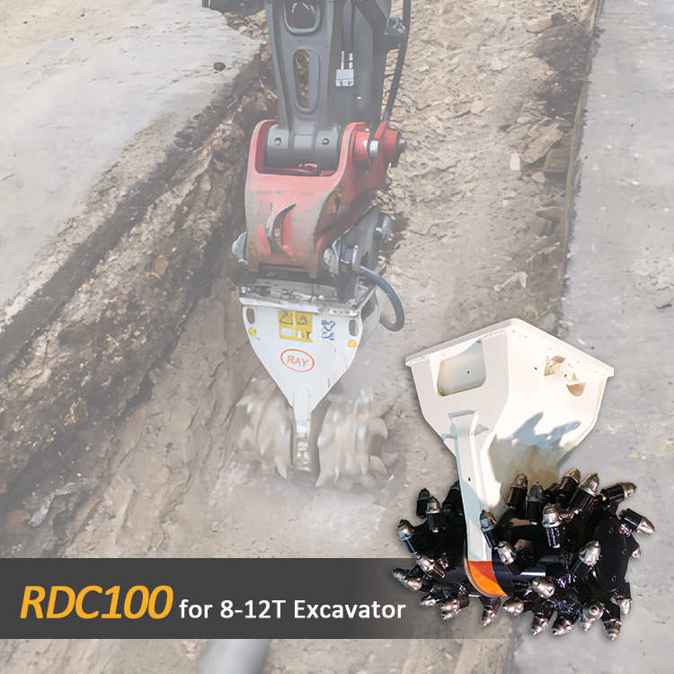 Fresadora de tambor para excavadora RDC100