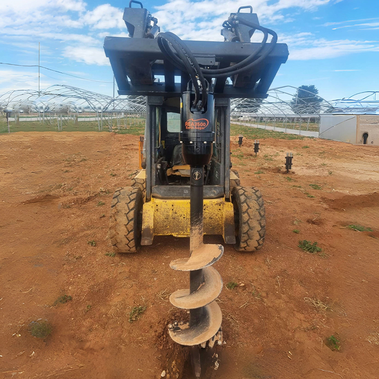 Skid Steer Carger Auger Drill Rea5000