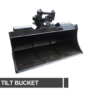 Machinación de construcción Crawer Excavator Bucket de inclinación