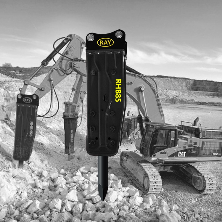 Martillo hidráulico de tipo superior RHB85 para excavadora de 8~13 T