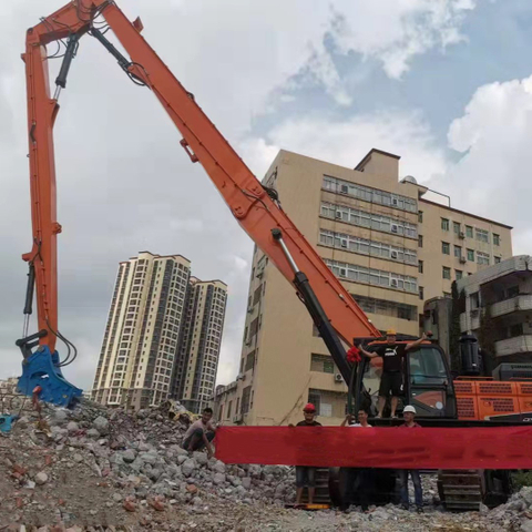 Boom y brazo de 13 metros de largo para una excavadora 12t