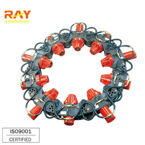 Roundish Pilator Breaker Cut Machinery para pilas de cimientos cuadrados