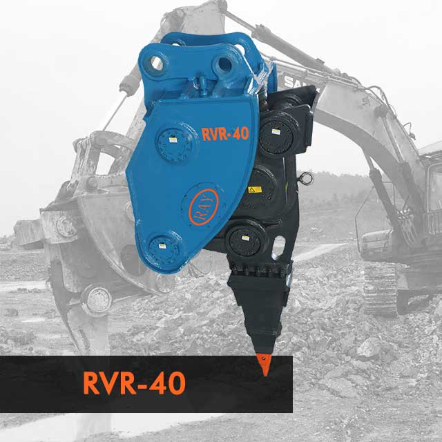 Desgarrador vibratorio para excavadora RVR40